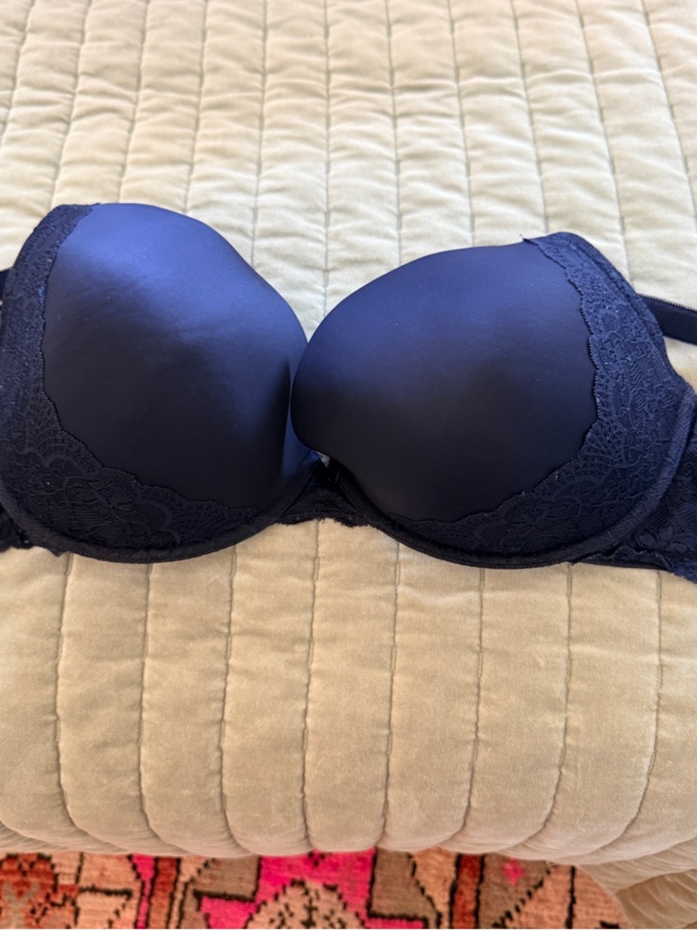 torrid Navy Lace-Trim T-Shirt Bra